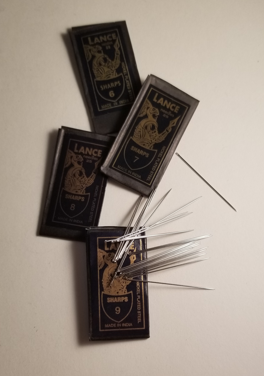 Lance SHARPS Hand Sewing Needles by Manhattan Wardrobe Supply